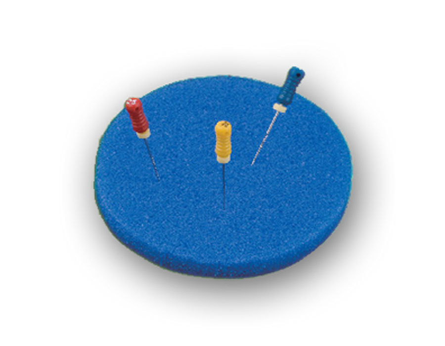 Image of 2 csomag (100 db) endo szivacs, kék, kerek, 50x8 mm